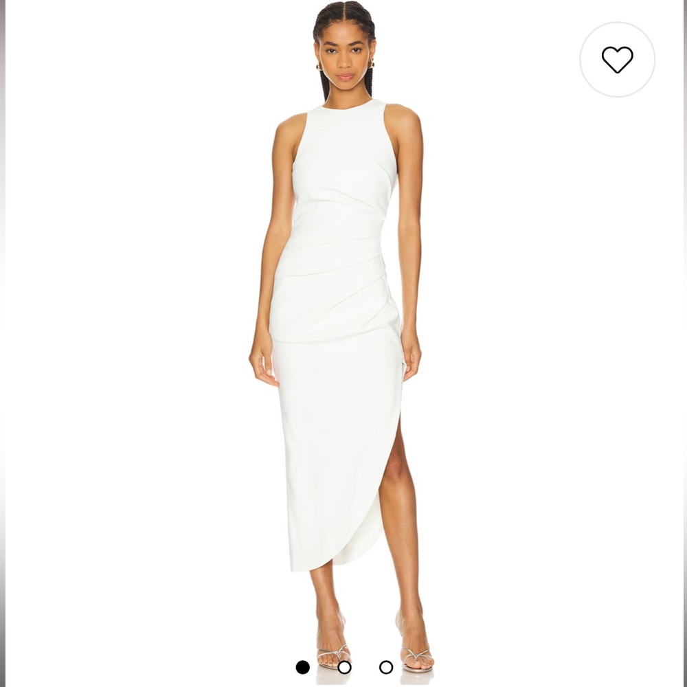 MISHA Ida Midi Dress in Ivory